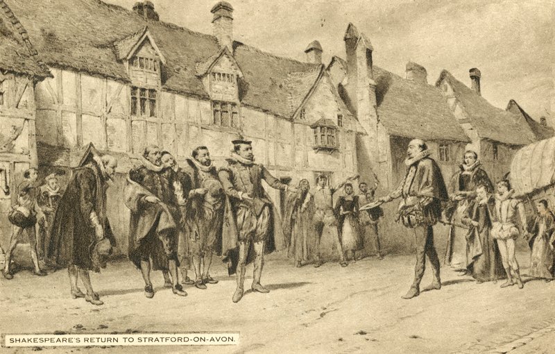 Shakespeares vender tilbage til Stratford On Avon af English School