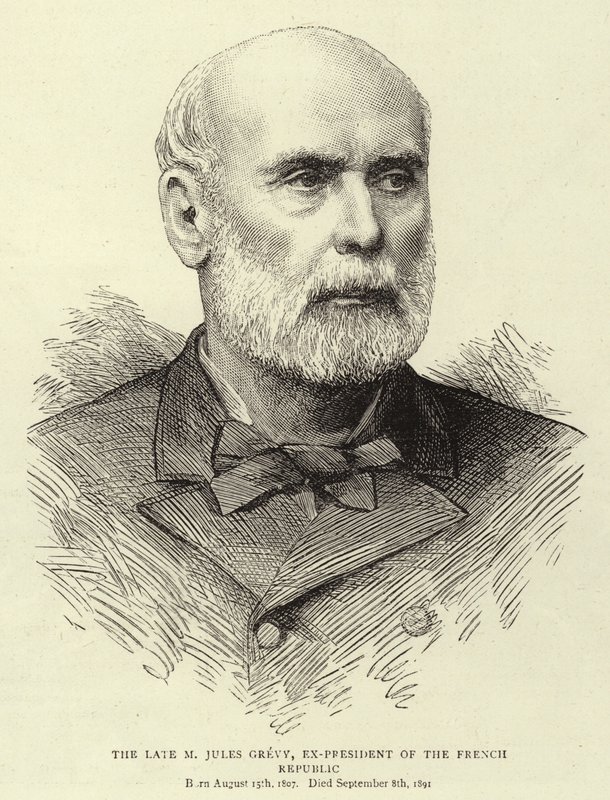 Den afdøde M Jules Grevy, tidligere præsident for Den Franske Republik af English School