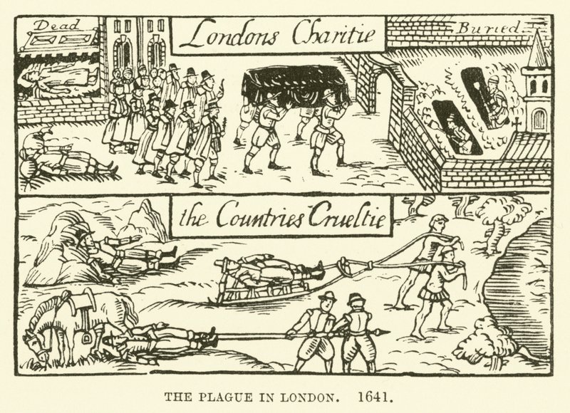 Pesten i London, 1641 af English School