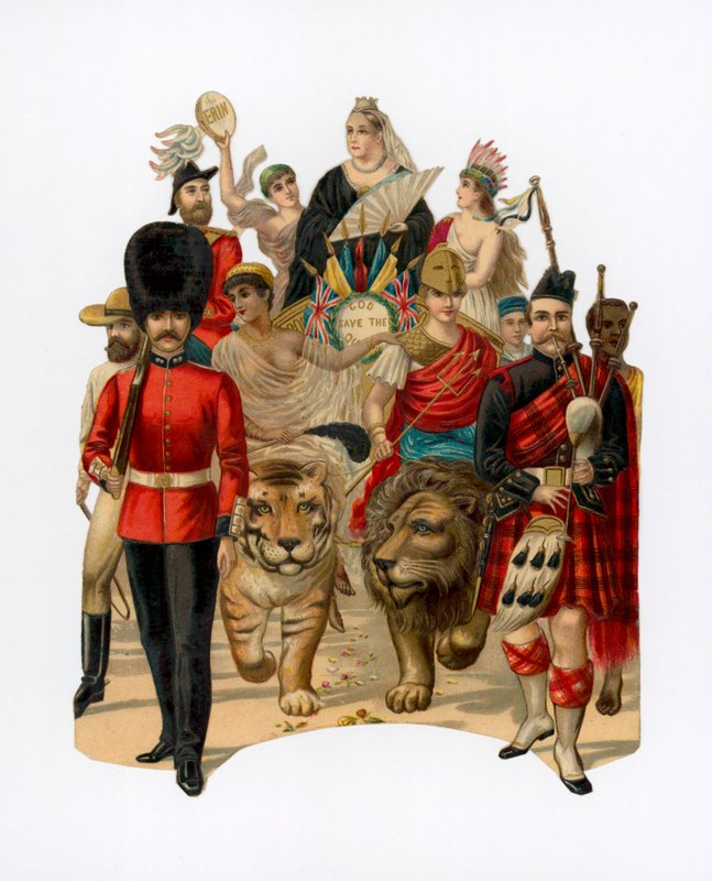 Victoriansk procession af English School