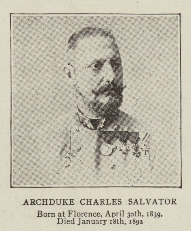 Ærkehertug Charles Salvator af English Photographer