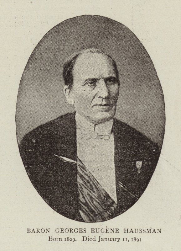Baron Georges Eugene Haussmann af English Photographer