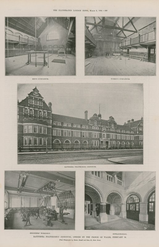 Battersea Polytekniske Institut af English Photographer
