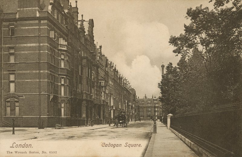 Cadogan Square, London (s/h-billede) af English Photographer