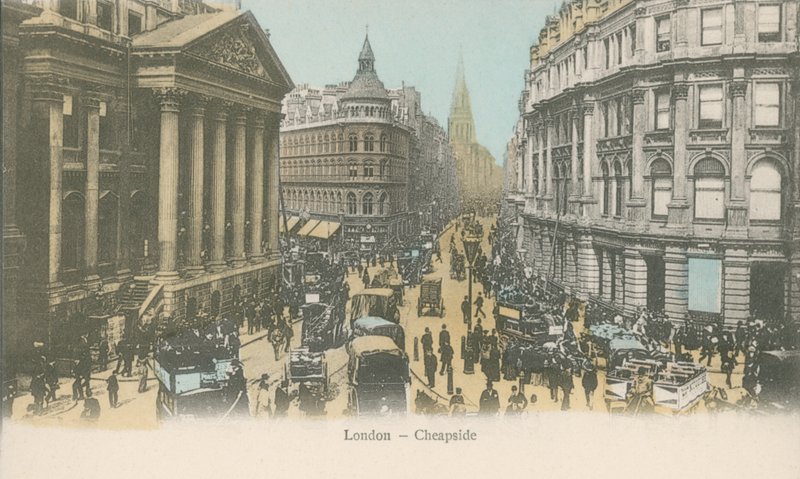 Cheapside, London af English Photographer