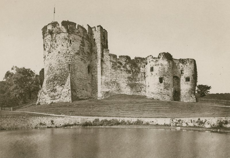 Chepstow Castle, fra graven af English Photographer