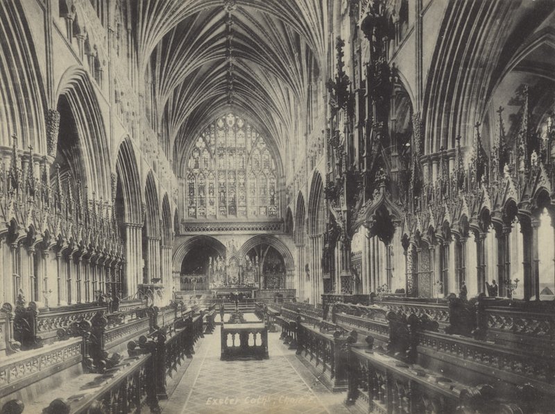 Kor, Exeter Cathedral, Devon af English Photographer