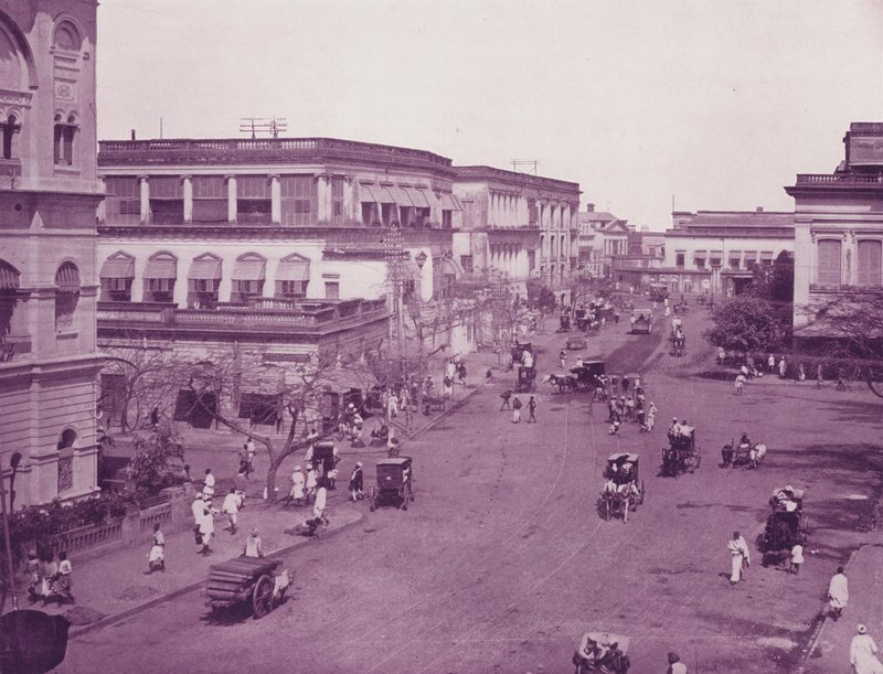 Clive Street, Calcutta af English Photographer