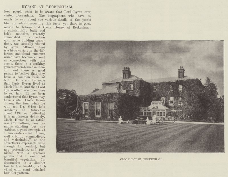 Clock House, Beckenham af English Photographer
