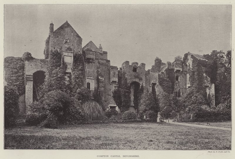 Compton Castle, Devonshire af English Photographer