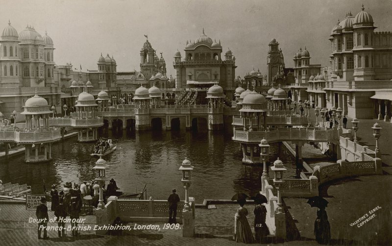 Court of Honour, fransk-britisk udstilling, London, 1908 af English Photographer