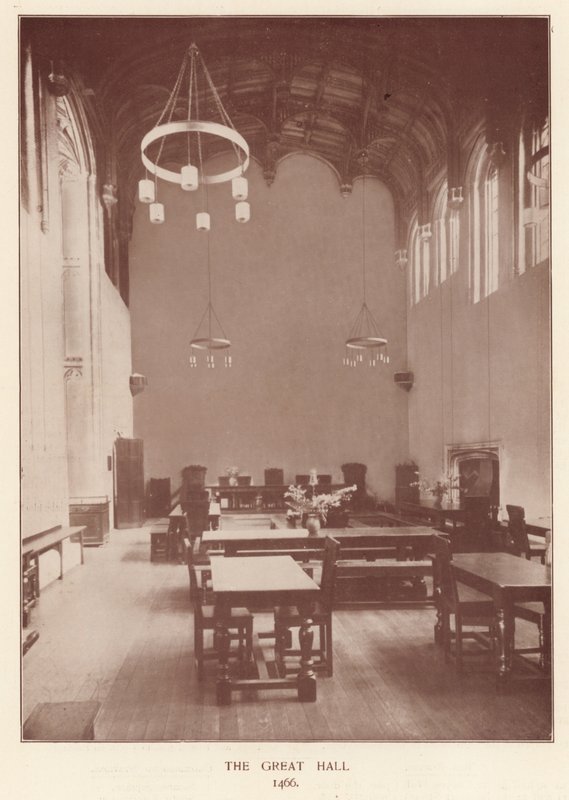 Crosby Hall, Cheyne Walk: The Great Hall af English Photographer