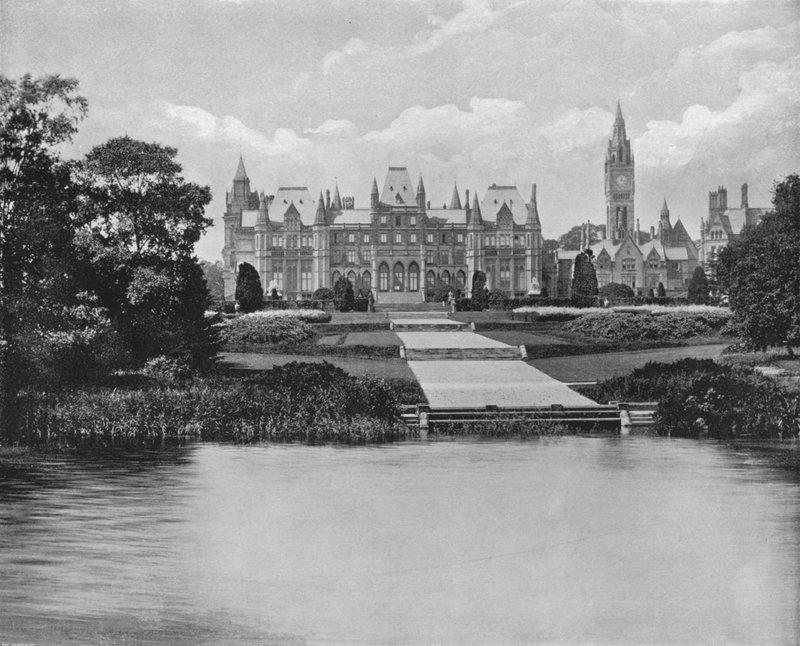 Eaton Hall (s/h-billede) af English Photographer