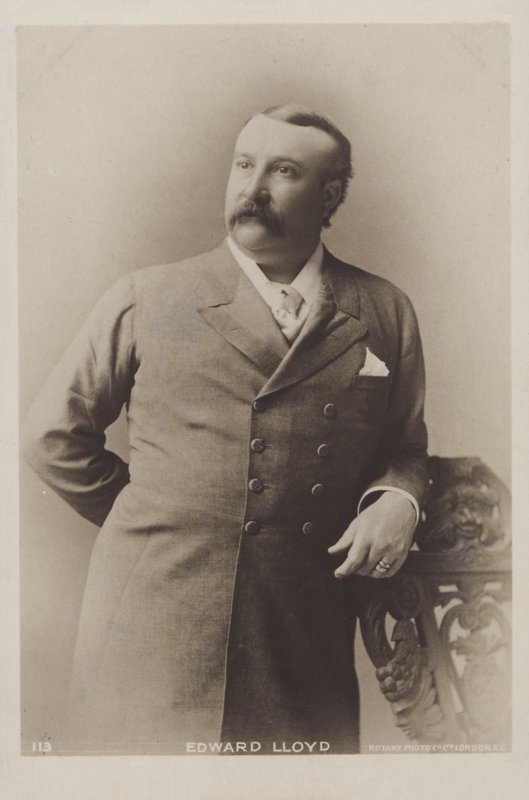Edward Lloyd, engelsk tenor af English Photographer