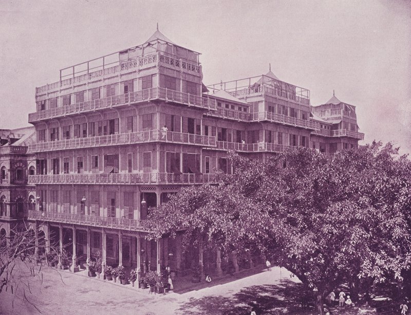 Esplanade (Watsons) Hotel, Bombay af English Photographer
