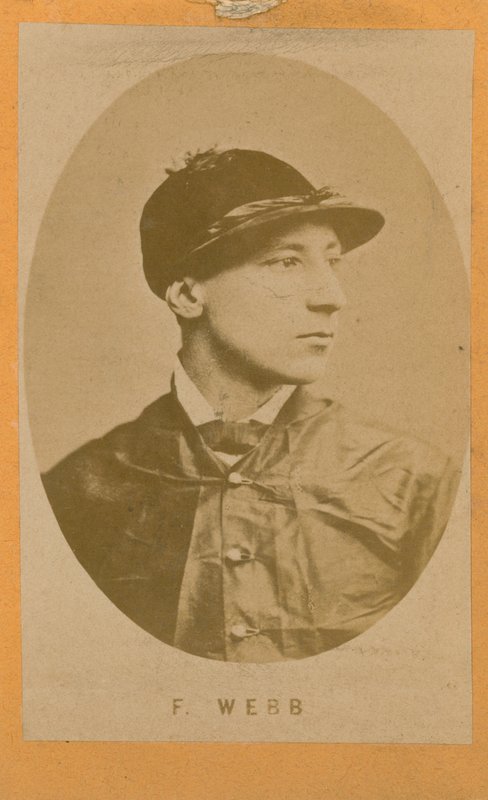 F Webb, jockey af English Photographer