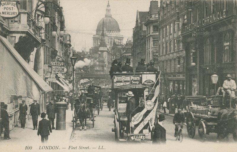 Fleet Street, London af English Photographer