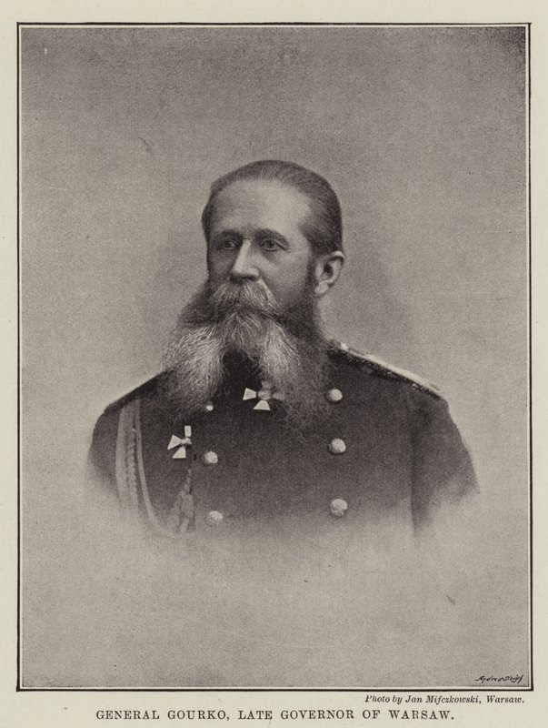 General Gourko, afdøde guvernør i Warszawa af English Photographer