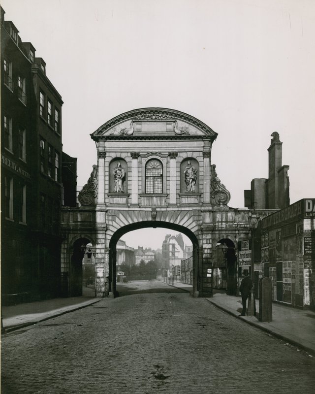 Generel visning af Temple Bar af English Photographer