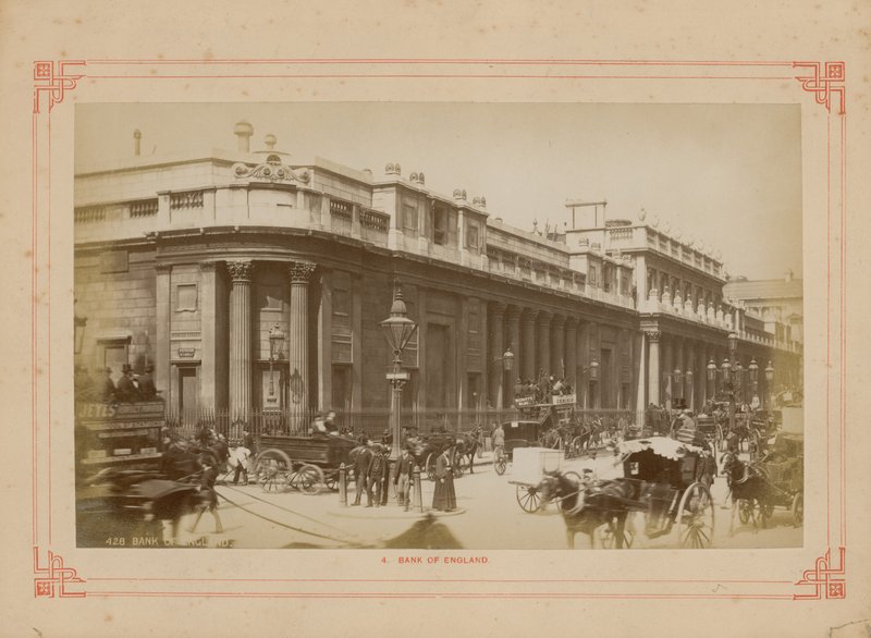 Generelt billede af Bank of England af English Photographer