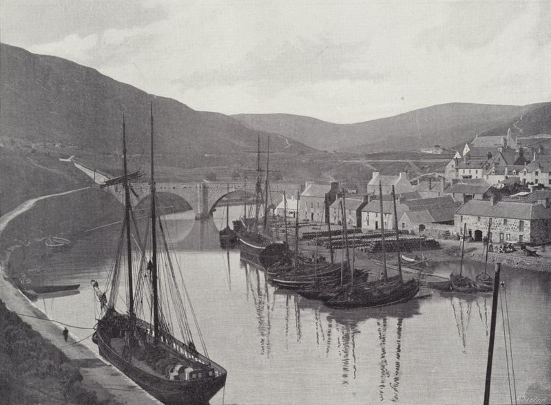 Helmsdale, fra slottet af English Photographer