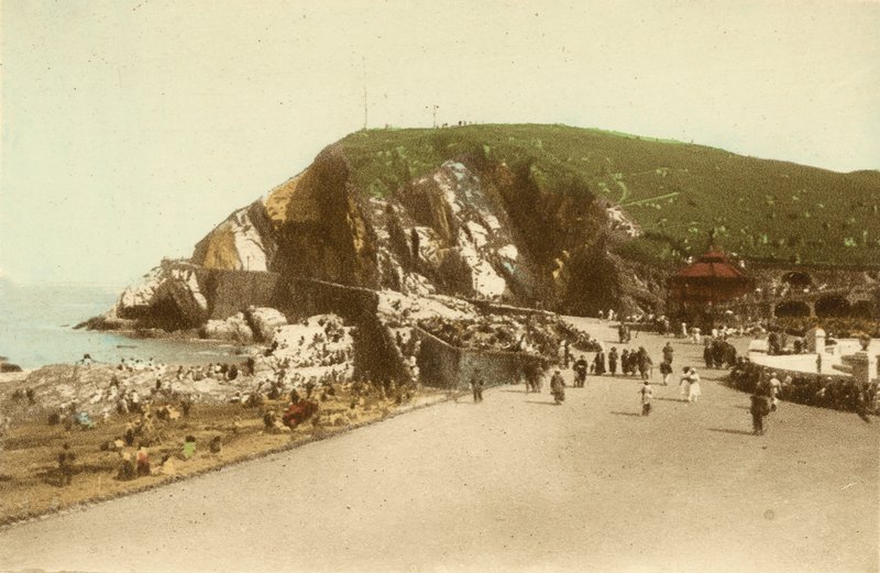 Ilfracombe, Capstone Hill og Parade af English Photographer