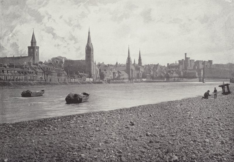 Inverness, fra floden af English Photographer