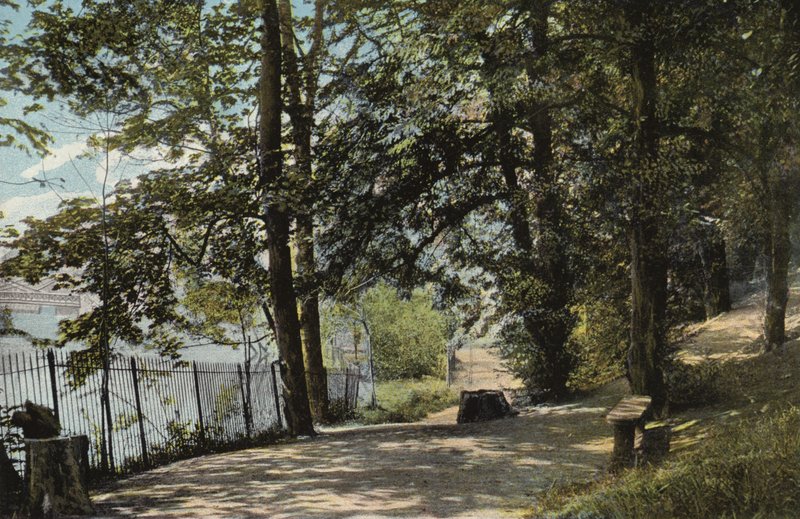 Jephson Gardens, Leamington af English Photographer