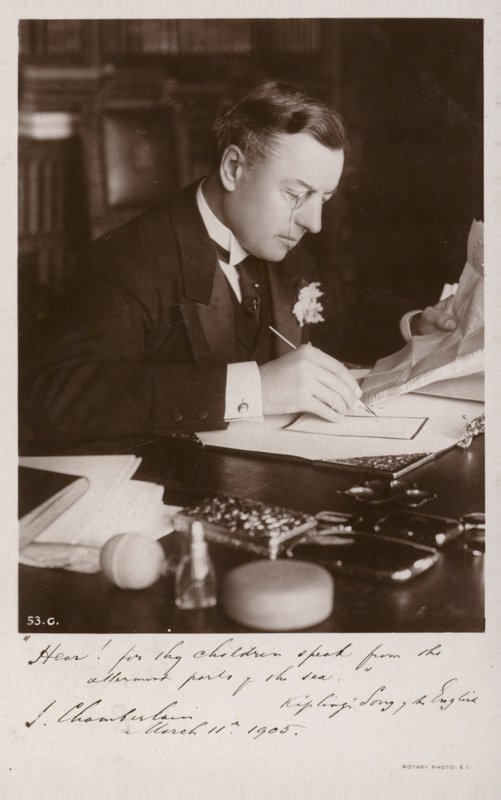 Joseph Chamberlain af English Photographer