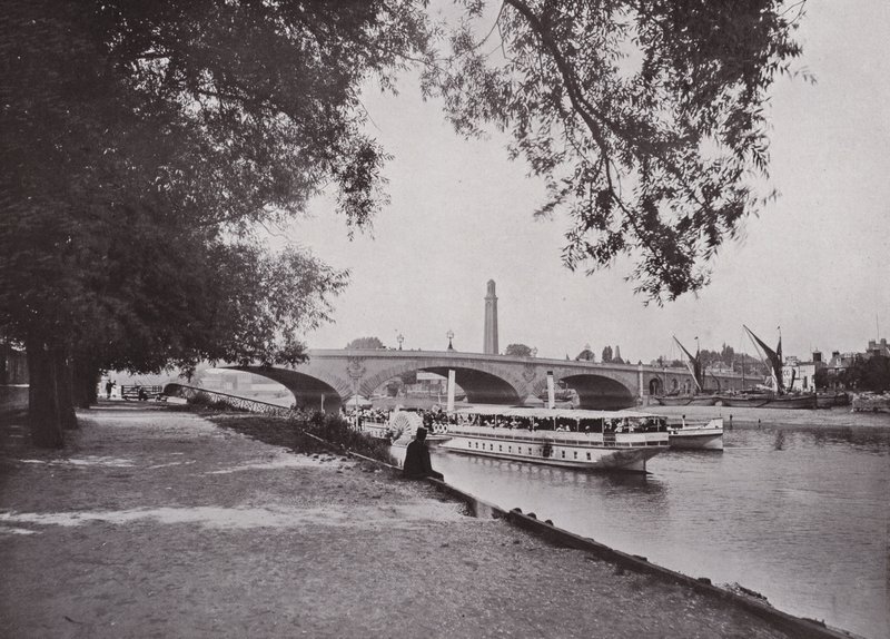 King Edward VII Bridge, Kew af English Photographer