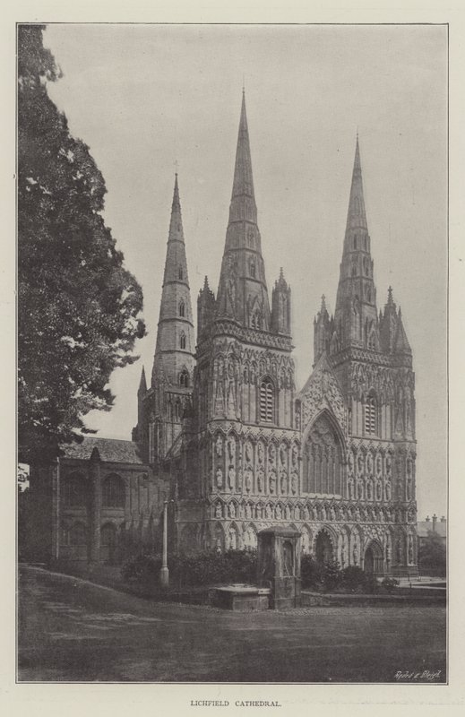 Lichfield Cathedral af English Photographer