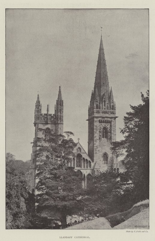 Llandaff katedral af English Photographer