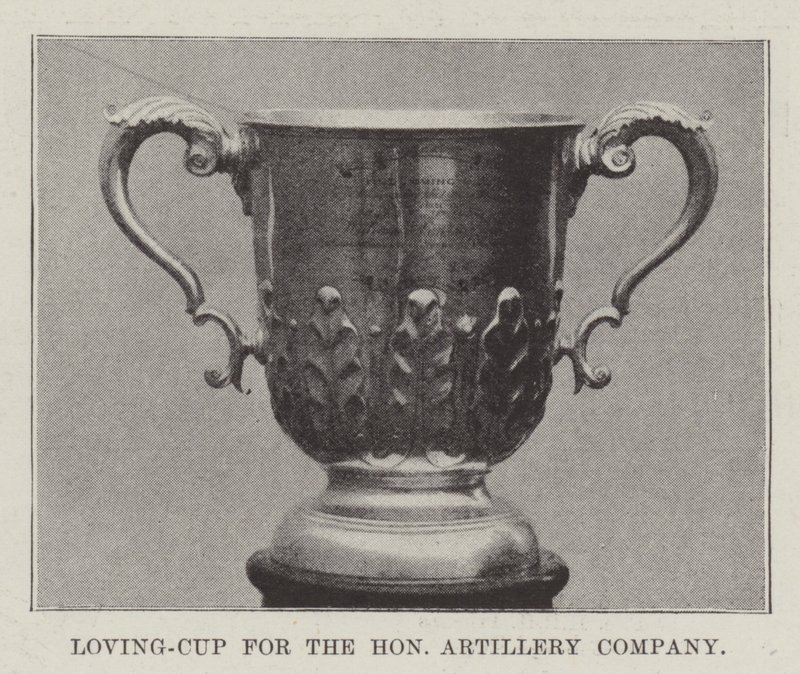 Loving-Cup for det ærede Artillerikompagni af English Photographer