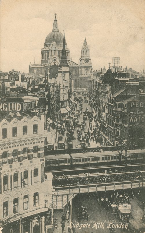 Ludgate Hill, London af English Photographer