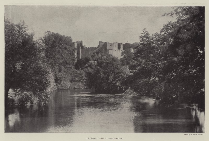 Ludlow Castle, Shropshire af English Photographer
