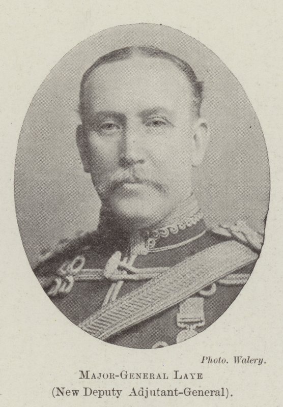 Generalmajor Laye, ny vicegeneraladjudant af English Photographer