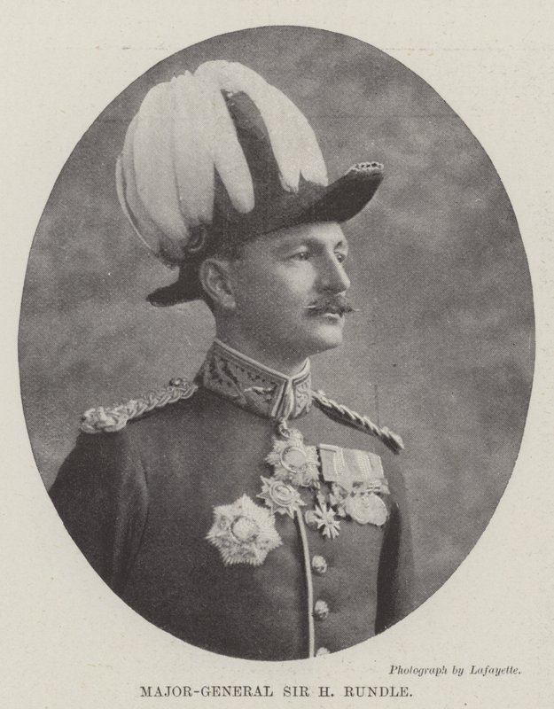 Generalmajor Sir H Rundle af English Photographer