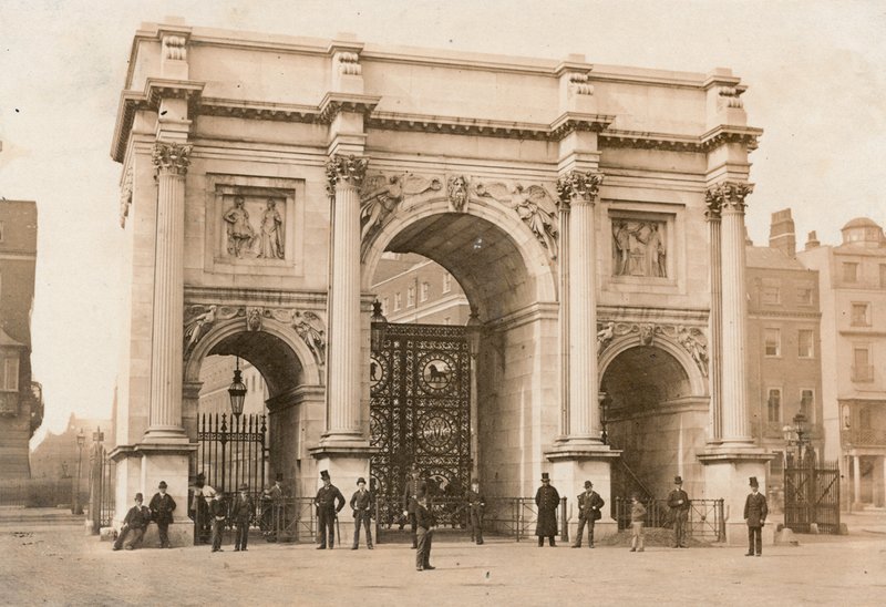 Marble Arch, Oxford Street, London af English Photographer