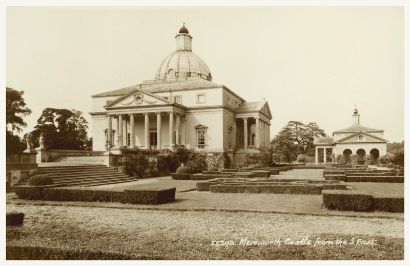 Mereworth Castle, Kent (s/h-billede) af English Photographer