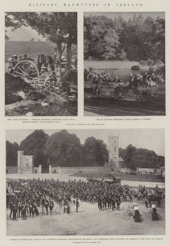 Militære manøvrer i Irland af English Photographer