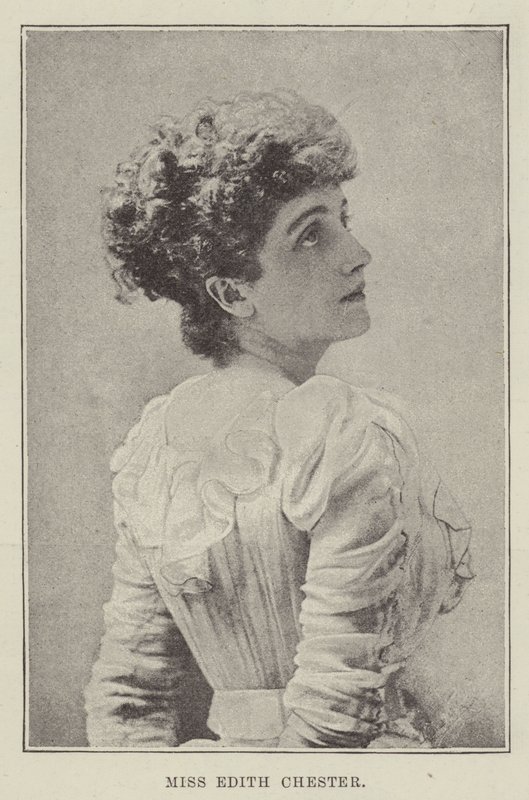 Frøken Edith Chester af English Photographer