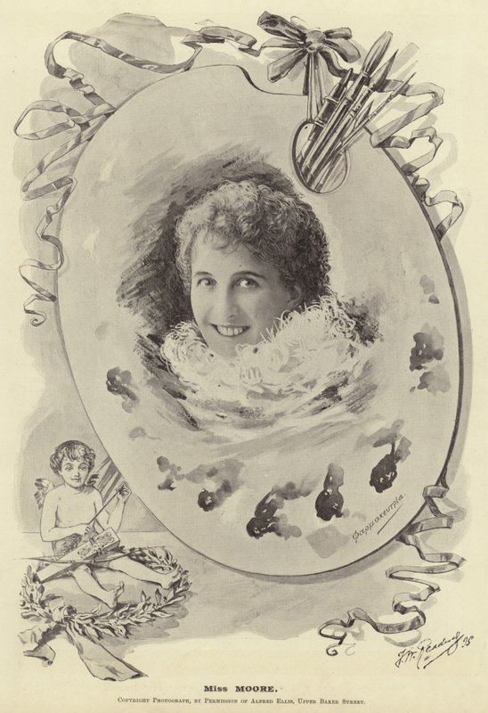 Frøken Moore af English Photographer