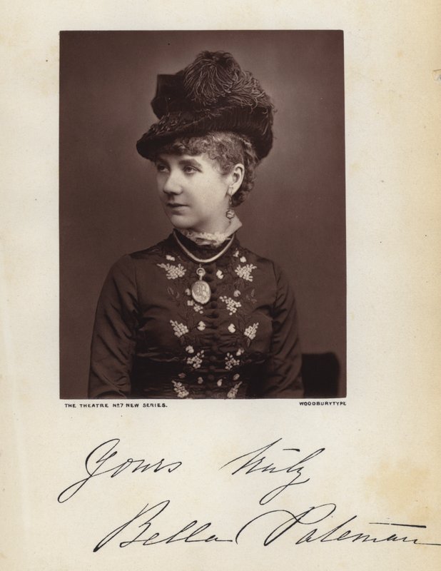 Miss Pateman (s/h-billede) af English Photographer