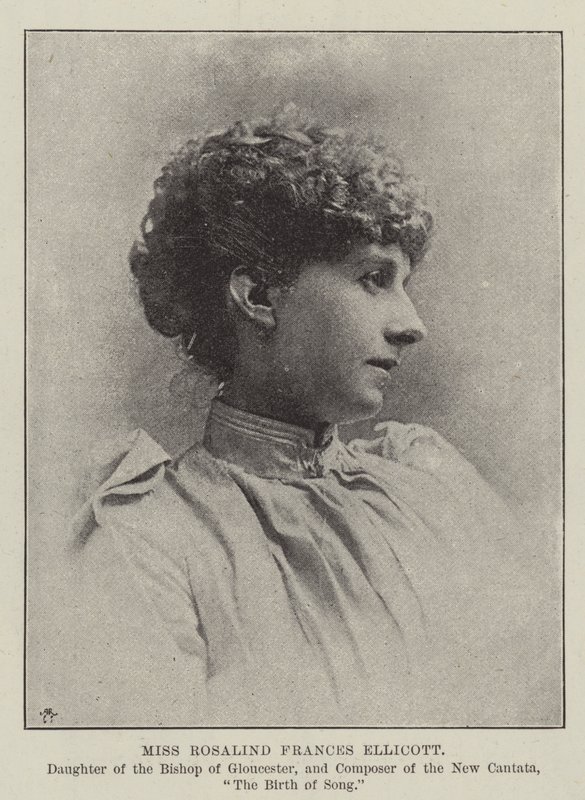 Frøken Rosalind Frances Ellicott af English Photographer