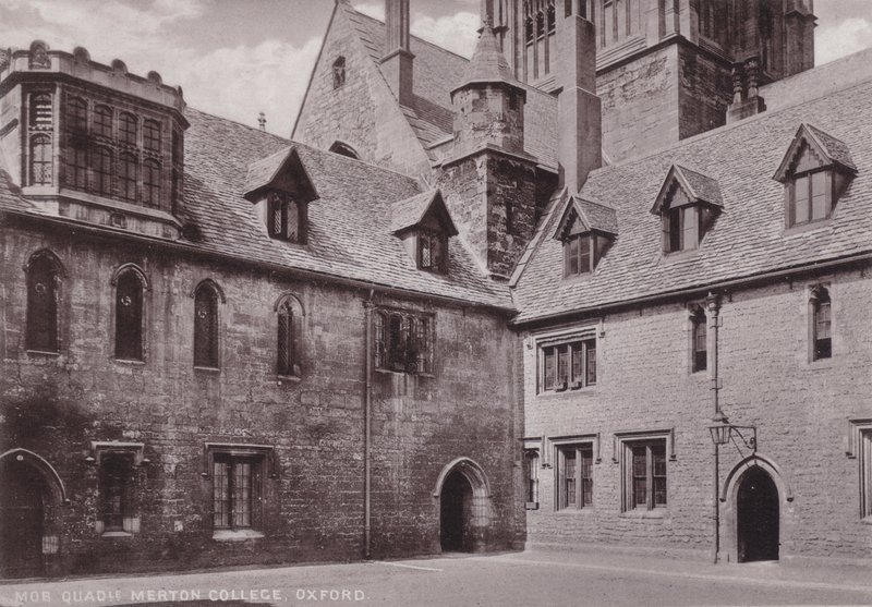 Mob Quadrangle Merton College, Oxford af English Photographer