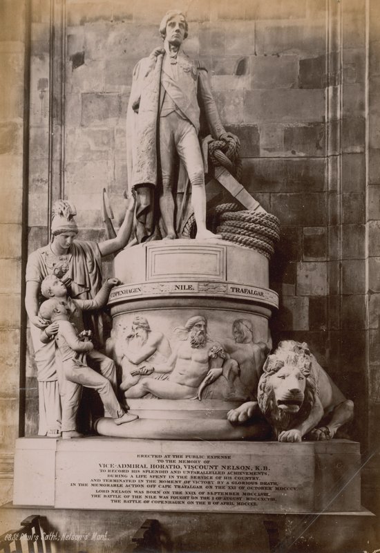Monument til viceadmiral Horatio Nelson af English Photographer