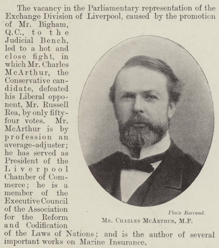 Charles McArthur, MP af English Photographer