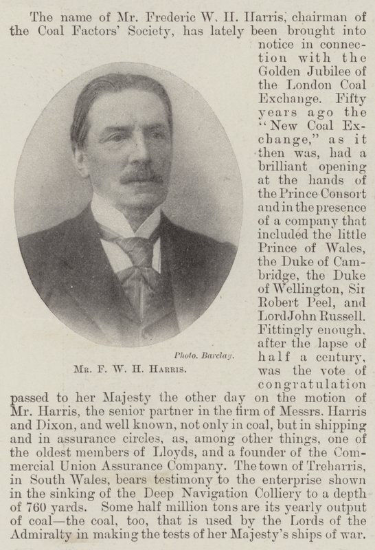 Hr F W H Harris af English Photographer