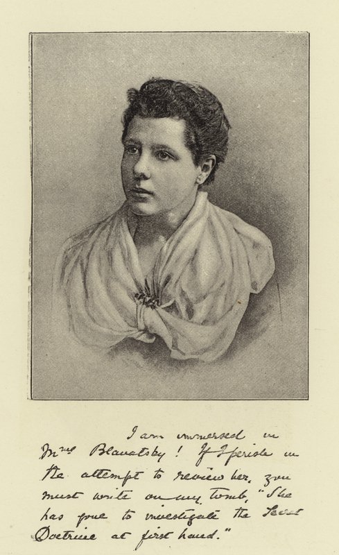 Fru Annie Besant af English Photographer