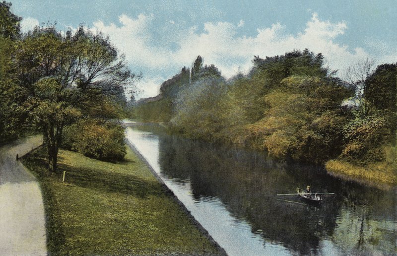 New River Walk, Leamington af English Photographer